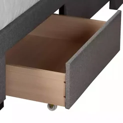 Kirklands Home Beds & Headboards|Braylon Upholstered 3-Drawer Full Bed Gray