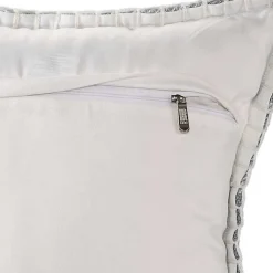 Kirklands Home Outdoor Cushions & Pillows|Gray Buffalo Check Stitched Outdoor Throw Pillow