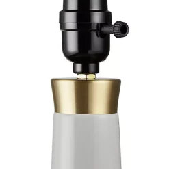 Kirklands Home Table Lamps|Ceramic Zazie Table Lamp Gray