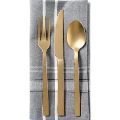 Kirklands Home Table Linens|Chambray French Stripe Napkins, Set of 6 Gray