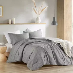 Kirklands Home Comforters|Chambray 3-pc. King Comforter Set Gray