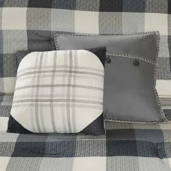 Kirklands Home Comforters|Gray Check California King 7-pc. Comforter Set