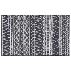 Kirklands Home Area Rugs|Gray Chelsea Geometric Washable Area Rug, 3x5