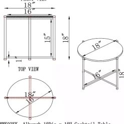 Kirklands Home Outdoor Tables|Concrete Top Outdoor Cocktail Table Gray