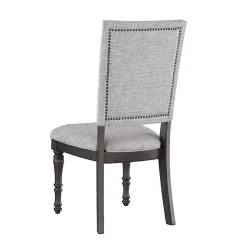 Kirklands Home Dining Chairs|Dawson Upholstered Dining Chairs, Set of 2 Gray