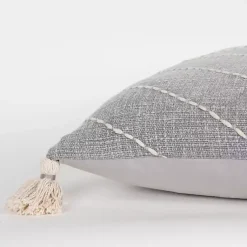 Clearance Diamond Kantha Stitched Throw Pillow Pillows