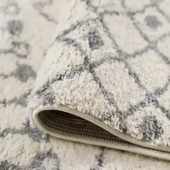 Kirklands Home Area Rugs|Diamond Runner Gray