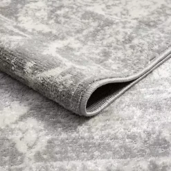 Kirklands Home Area Rugs|Distressed Medallion Area Rug, 5x7 Gray