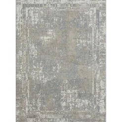 Kirklands Home Area Rugs|Distressed Washable Area Rug, 5x7 Gray