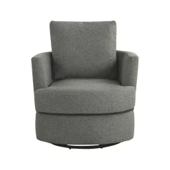 Kirklands Home Accent Chairs|Elmhurst Swivel Accent Chair Gray