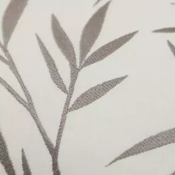 Outlet Gray Embroidered Botanical Throw Pillow Pillows