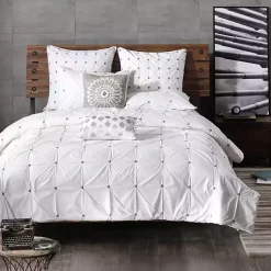 Best Gray Embroidered Modern Medallion Accent Pillow Pillows