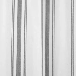 Kirklands Home Curtains & Drapes|Gray Farmhouse Stripe Curtain Panels, Set of 2