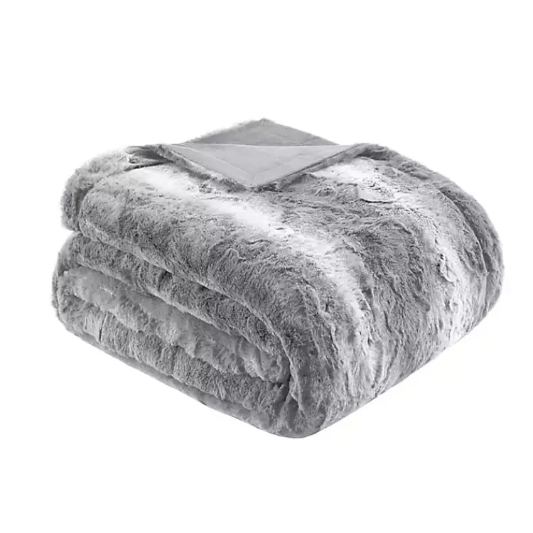 Discount Faux Fur Oversized Throw Blanket Blankets & Throws