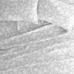 Kirklands Home Bed Sheets|Garden 4-pc. California King Sheet Set Gray