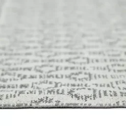 Kirklands Home Area Rugs|Gray Geo Stripes Tassel Fringe Area Rug, 5x7