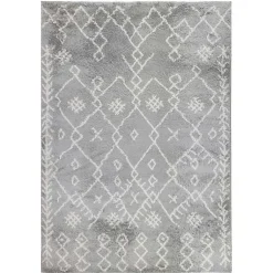 Kirklands Home Area Rugs|Geometric Area Rug, 8x10 Gray