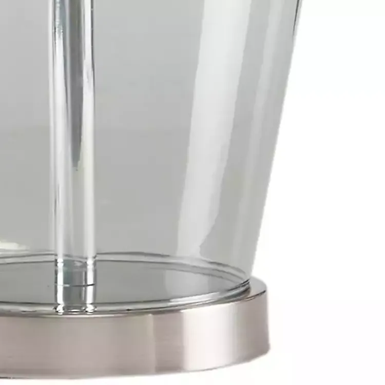 Kirklands Home Table Lamps|Gray Glass Bold Table Lamps, Set of 2 White