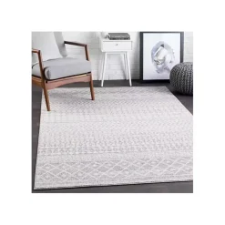 Kirklands Home Area Rugs|Gray Global Pattern Area Rug, 7x10