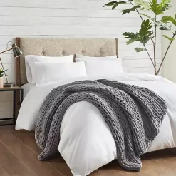 Hot Hand Made Chunky Double Knit Throw Blanket Blankets & Throws