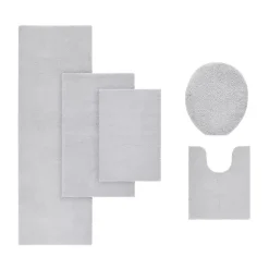 Kirklands Home Bathroom Rugs|High Pile Marshmallow Bath Mat, 30 in. Gray