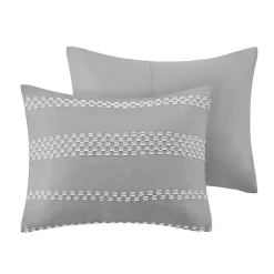 Kirklands Home Comforters|Jacquard 5-pc. Full/Queen Comforter Set Gray