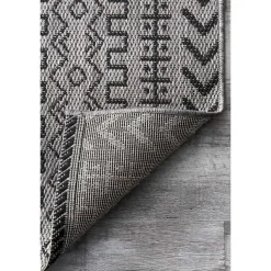 Kirklands Home Outdoor Rugs|Jamie Outdoor Area Rug, 6x9 Gray