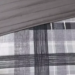 Kirklands Home Comforters|Jax Plaid 5-pc. Full/Queen Comforter Set Gray