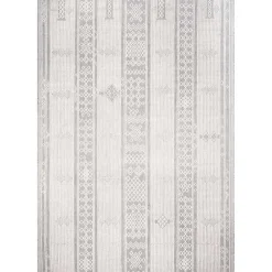 Kirklands Home Outdoor Rugs|Gray Lee Global Stripes Outdoor Area Rug, 5x8