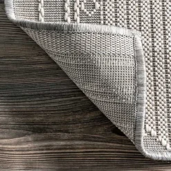 Kirklands Home Outdoor Rugs|Gray Lee Global Stripes Outdoor Area Rug, 5x8