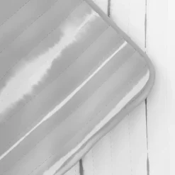 Kirklands Home Quilts|Gray Linear Reversible 2-pc. Twin Quilt Set