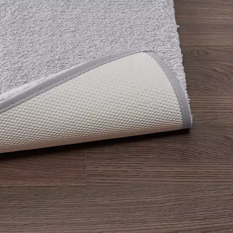 Kirklands Home Bathroom Rugs|Marshmallow Contour Bath Mat, 24 in. Gray
