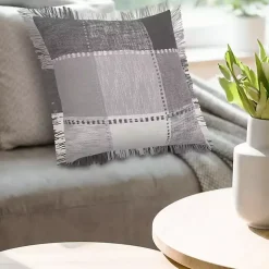 Hot Gray Monochrome Accent Pillow Pillows
