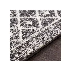 Kirklands Home Area Rugs|Gray Moroccan Pattern Square Area Rug, 6 ft.