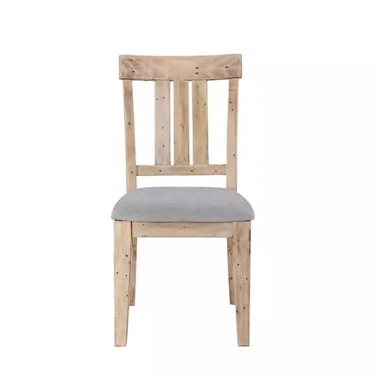Kirklands Home Dining Chairs|Gray Natural Wooden Sonoma Dining Chairs, Set of 2 Tan