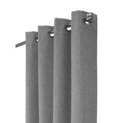 Kirklands Home Curtains & Drapes|Newberry Blackout Curtain Panel, 84 in. Gray