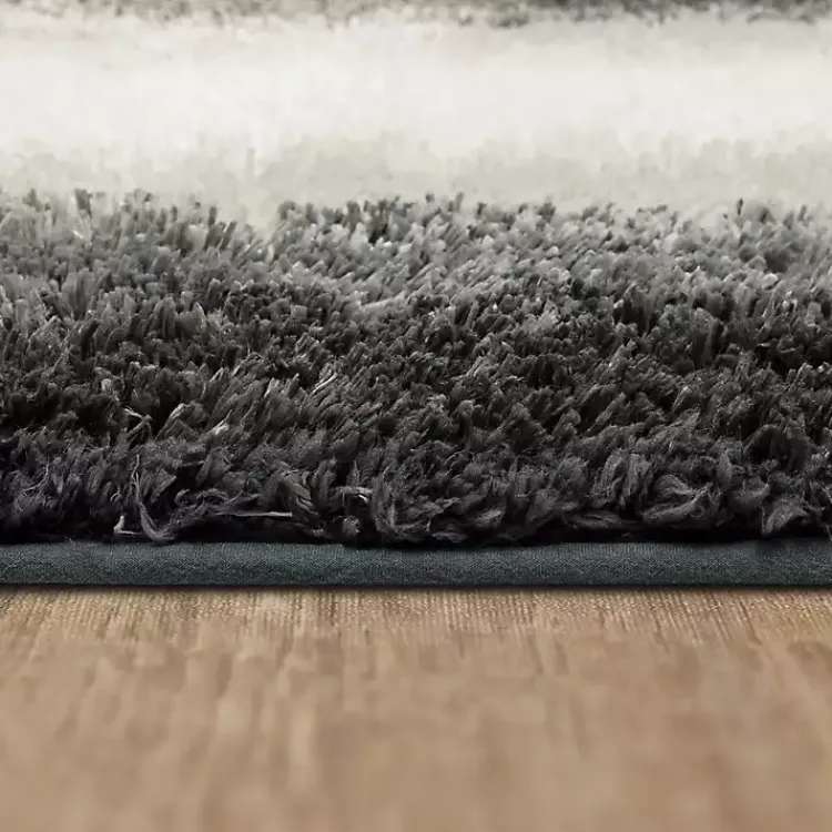 Kirklands Home Bathroom Rugs|Ombre Border Bath Mat, 2x3 Gray