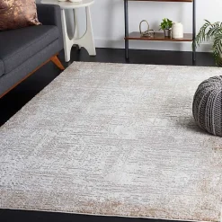 Kirklands Home Area Rugs|Gray Parker Textured Area Rug, 5x7