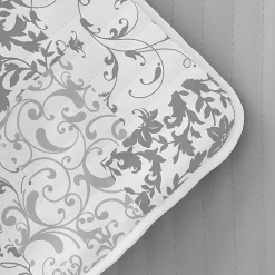 Kirklands Home Quilts|Gray Patchwork Reversible 2-pc. Twin Quilt Set