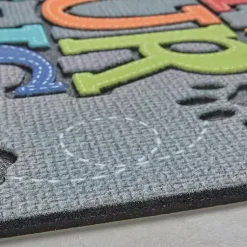 Kirklands Home Doormats|Gray Paw Stitched Doormat Multi