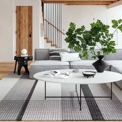 Kirklands Home Area Rugs|Portland Emily Henderson x RugsUSA Rug, 4x6 Gray