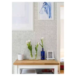 Kirklands Home Wall Murals & Wallpaper|Provincial Tiles Peel & Stick Wallpaper Gray