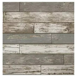 Kirklands Home Wall Murals & Wallpaper|Gray Reclaimed Wood Peel & Stick Wallpaper
