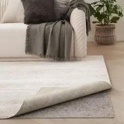 Kirklands Home Area Rugs|Reversible Non-Slip Rug Pad, 3x5 Gray