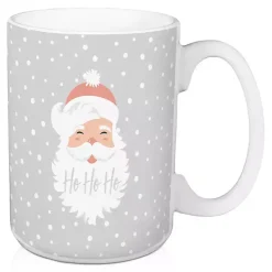 Online Gray Santa Mugs, Set of 2 Christmas Dining & Entertaining