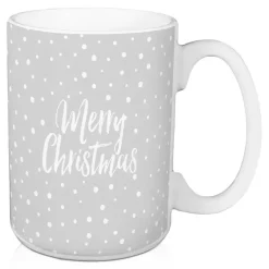 Online Gray Santa Mugs, Set of 2 Christmas Dining & Entertaining