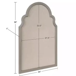 Scalloped Arch Fabric Pinboard Memo & Chalkboards