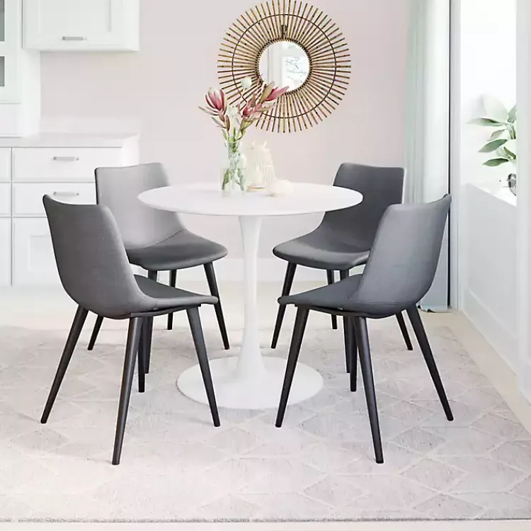 Kirklands Home Dining Chairs|Scooped Daniel Dining Chairs, Set of 2 Gray