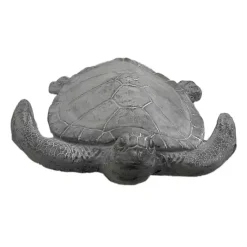 Kirklands Home Garden Statues|Sea Turtle Outdoor Statue Gray