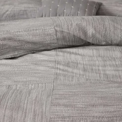 Kirklands Home Comforters|Gray Seersucker 7-pc. King Comforter Set